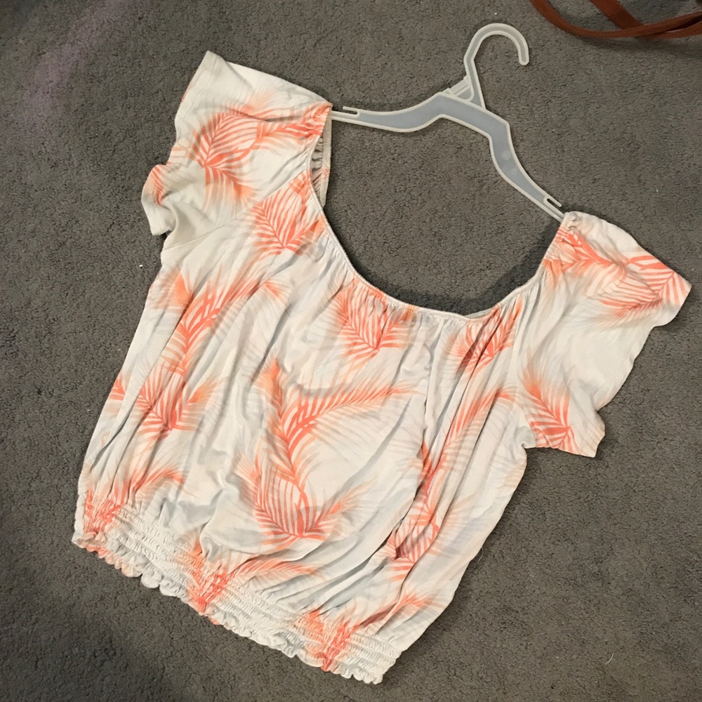 Forever 21 Flowy Off-Shoulder Shirt